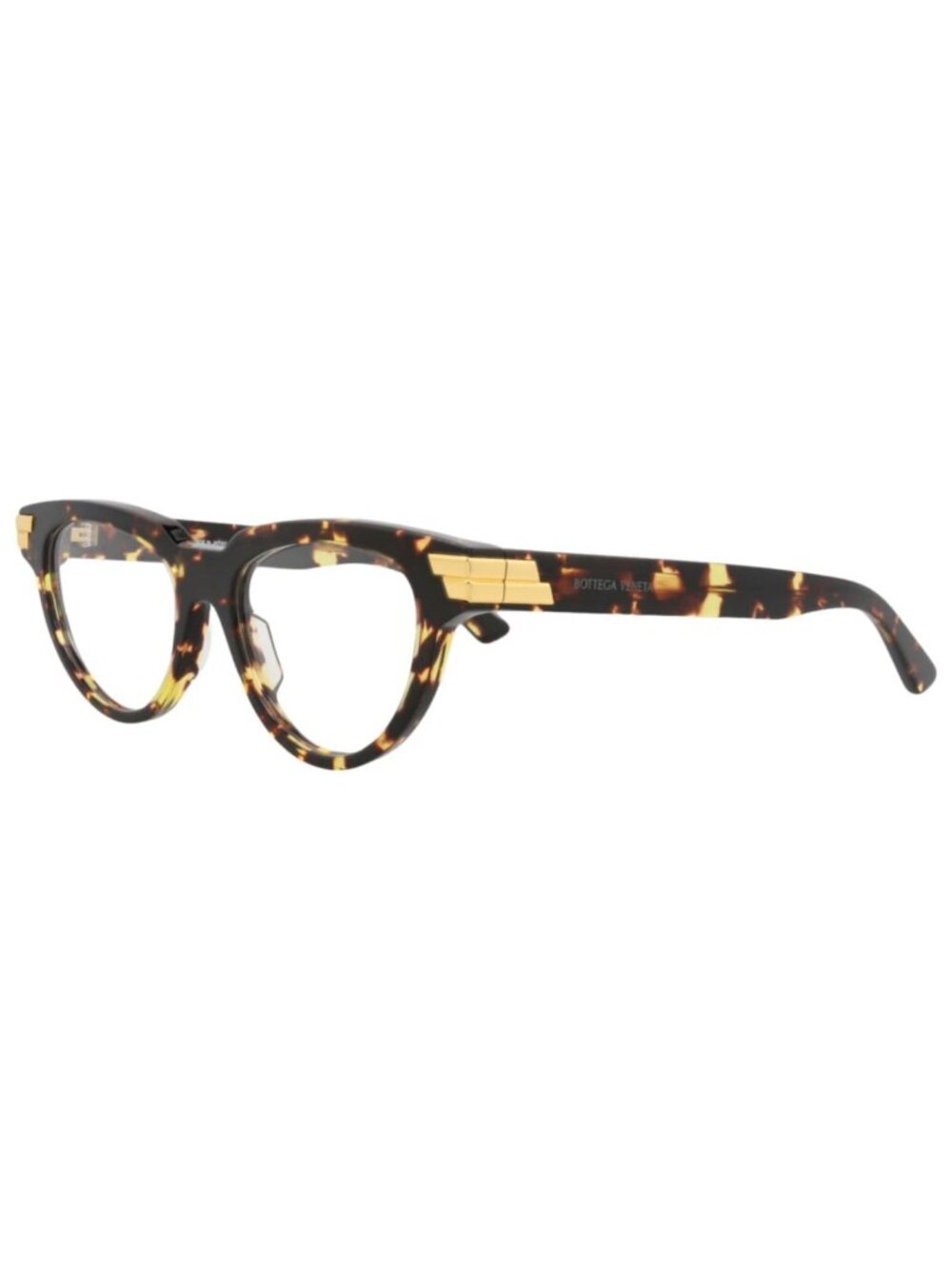 New Bottega Veneta Women's Eyeglasses Cat Eye Acetate Frame Havana Havana
